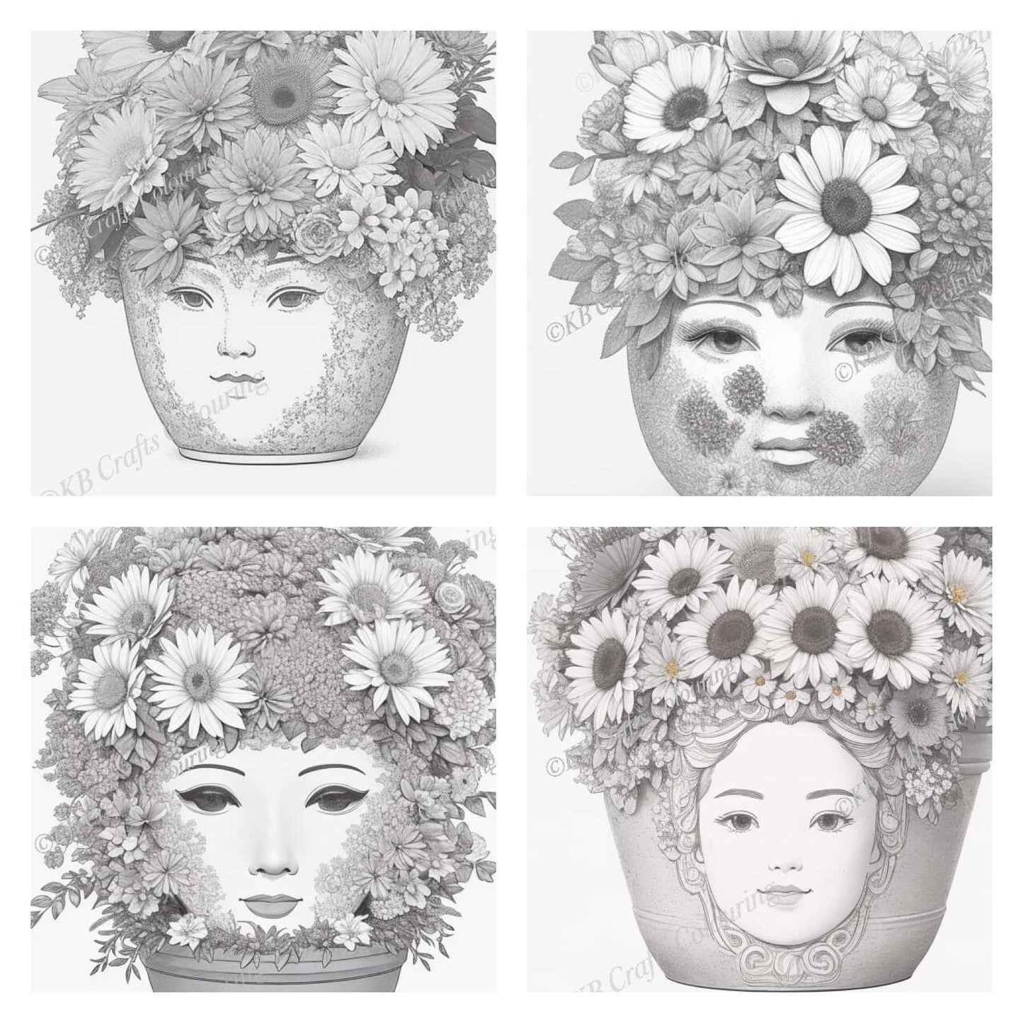 AI Flowerpot Faces