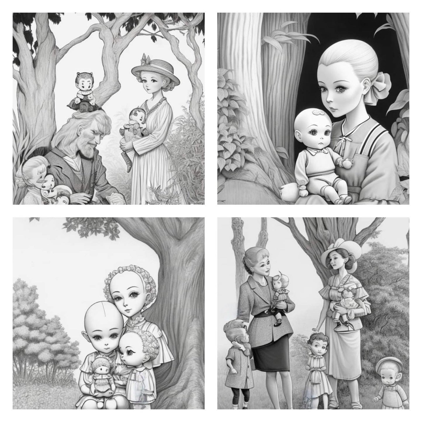 Kewpie Families AI Collection