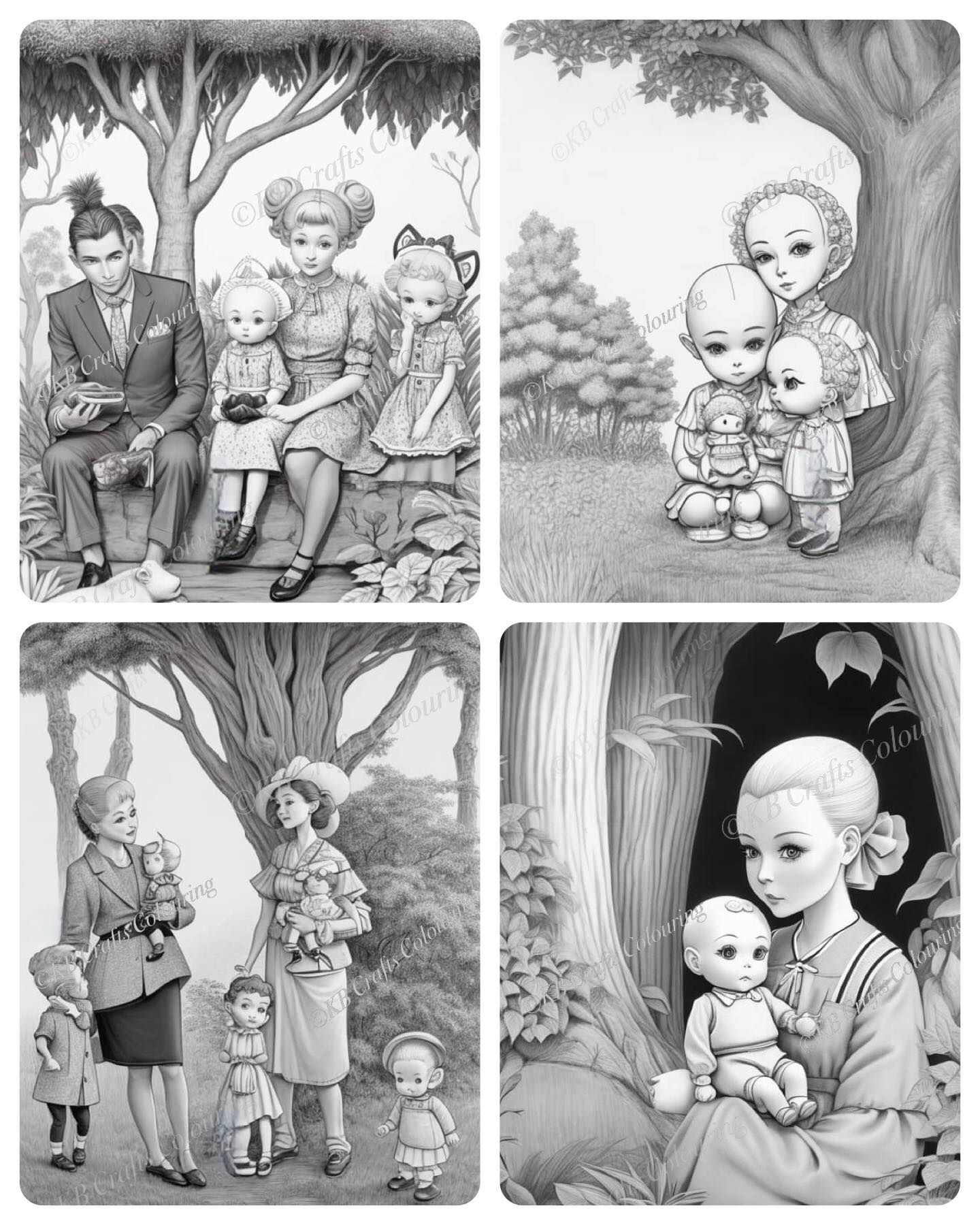 Kewpie Families AI Collection