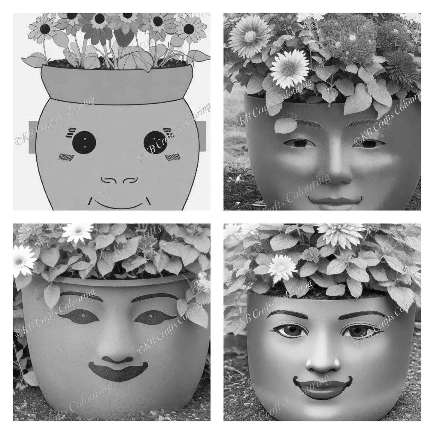 AI Flowerpot Faces