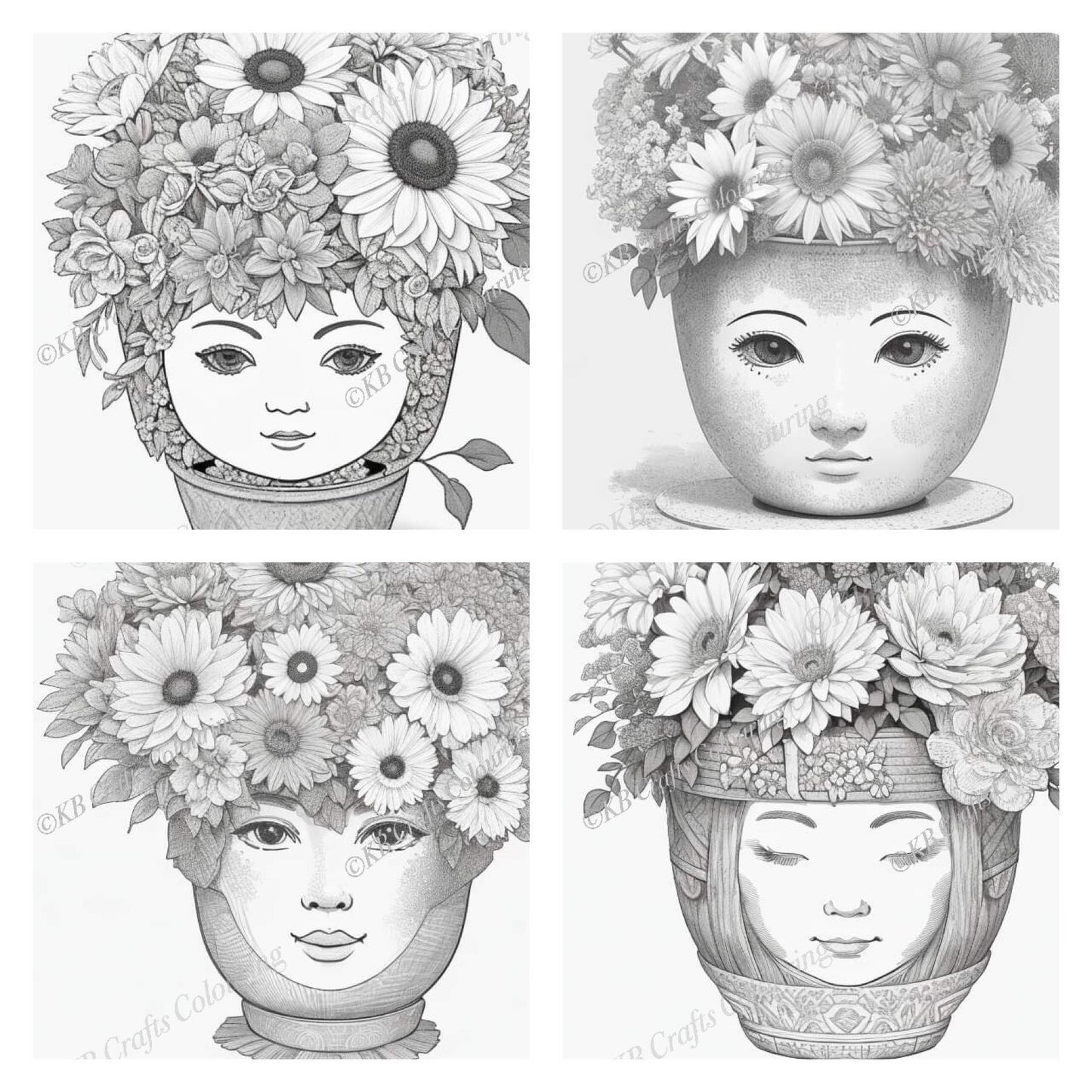 AI Flowerpot Faces