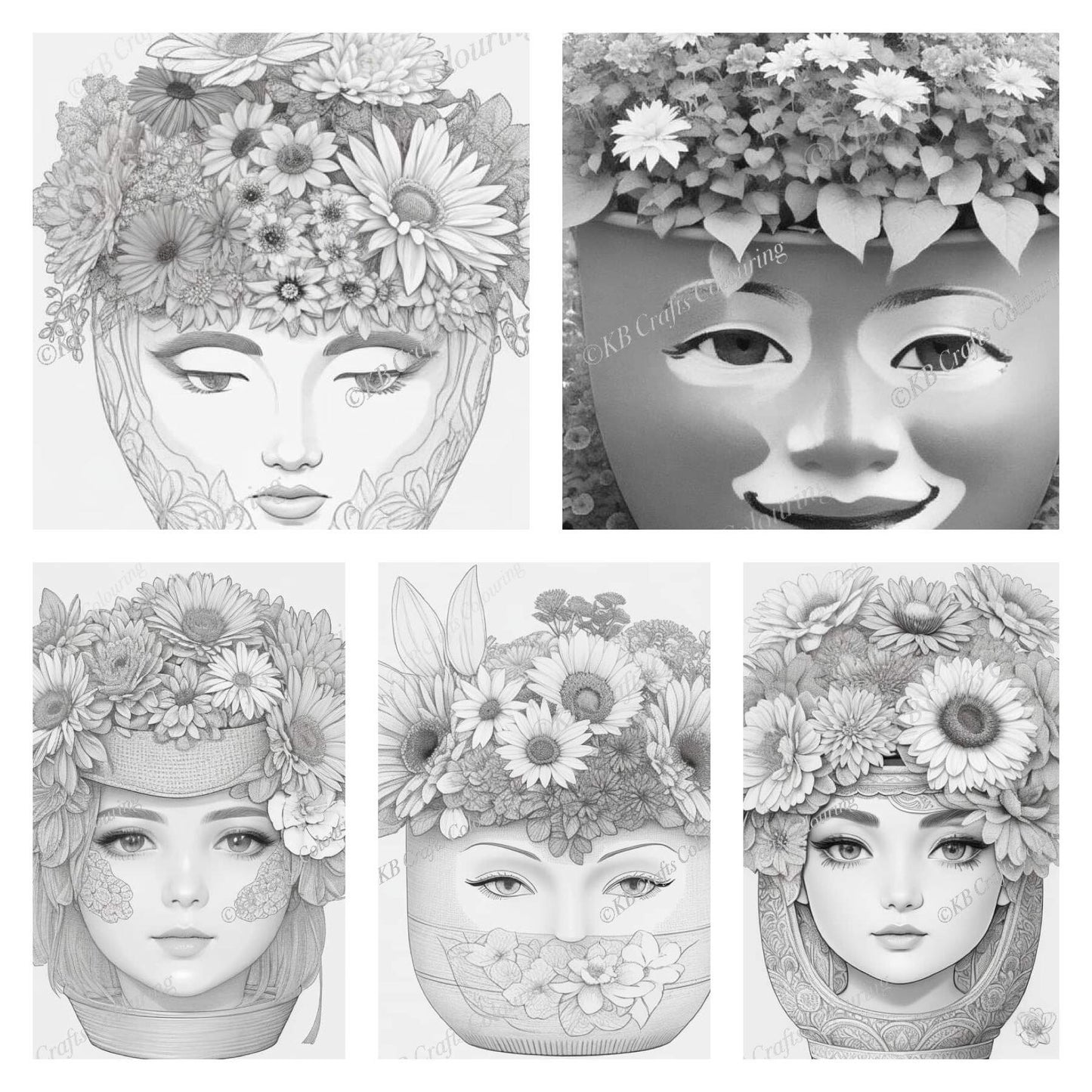 AI Flowerpot Faces
