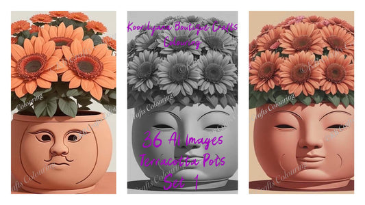 AI Terracotta Pots Set 1