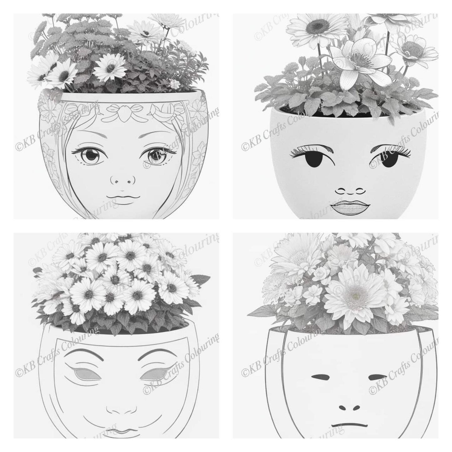 AI Flowerpot Faces
