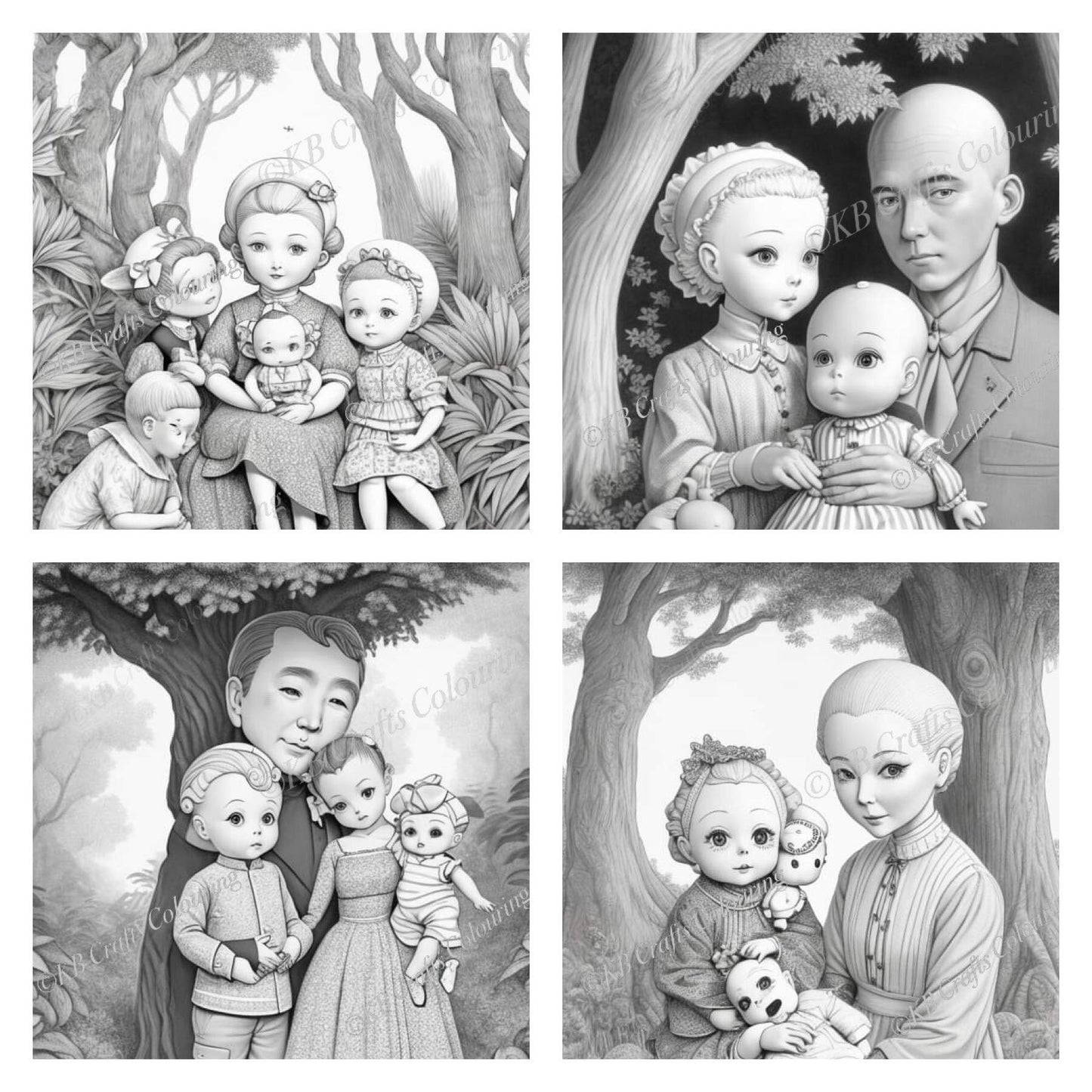 Kewpie Families AI Collection
