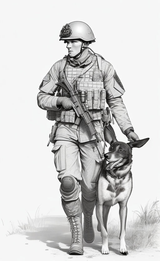 Soldiers and Dogs
